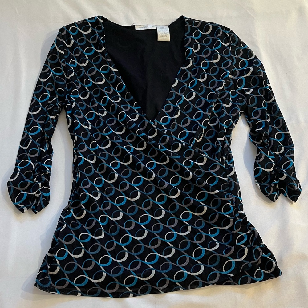 worthington y2k blouse